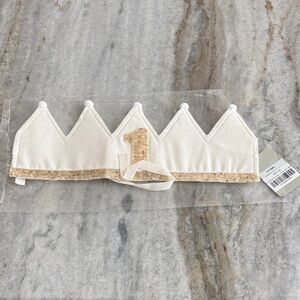 Pink Chicken Gold and Cream Kids Party Crown